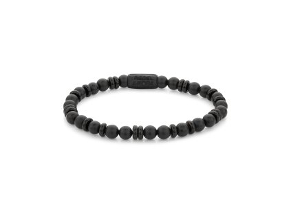 Rebel & Rose Bracelet All-Black RR-60107-B-S