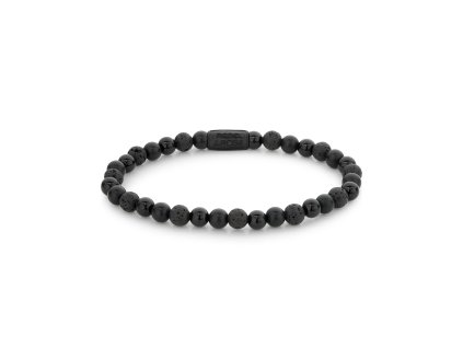 Rebel & Rose Bracelet Black Rocks RR-60088-B-M Unisex