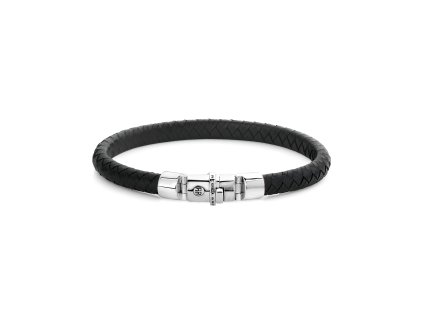 Rebel & Rose Bracelet Half Round Braided RR-L0133-S-L+