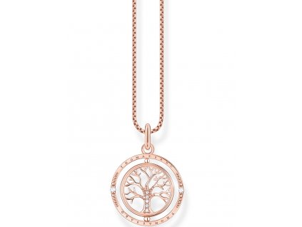 Thomas Sabo KE2148-416-14 Tree of Love  Necklace, adjustable