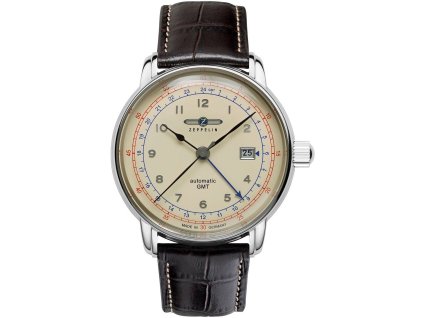 Zeppelin 7668-5 Los Angeles LZ126 Automatic   GMT 43mm