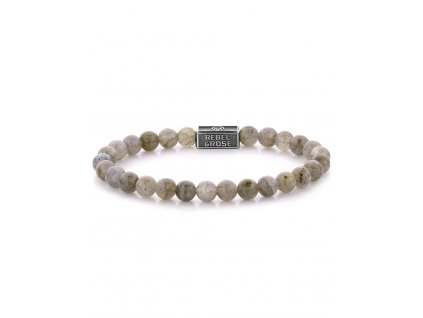 Rebel & Rose Bracelet Labradorite Shield 925 RR-6S005-S-L