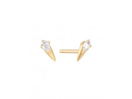 ANIA HAIE Earring Afterglow Gold 14K with white sapphire EAU007-03YG