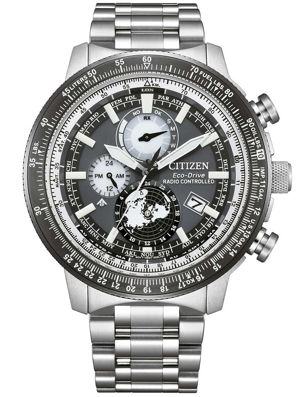 Citizen BY3006-53H   Promaster Sky Geo Trecker Eco-Drive 46mm 20ATM