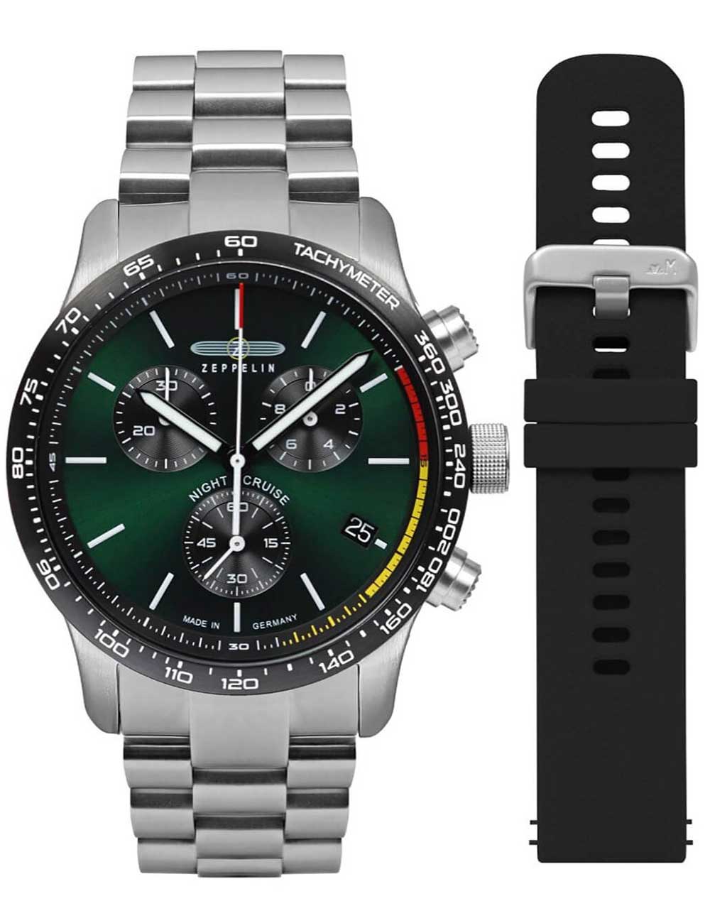 Zeppelin Bering 7288M-4_set Night Cruise Chronograph 43mm