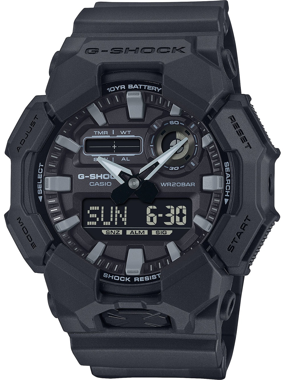 Casio GA-010-1A1ER   G-Shock Classic 52mm 20ATM