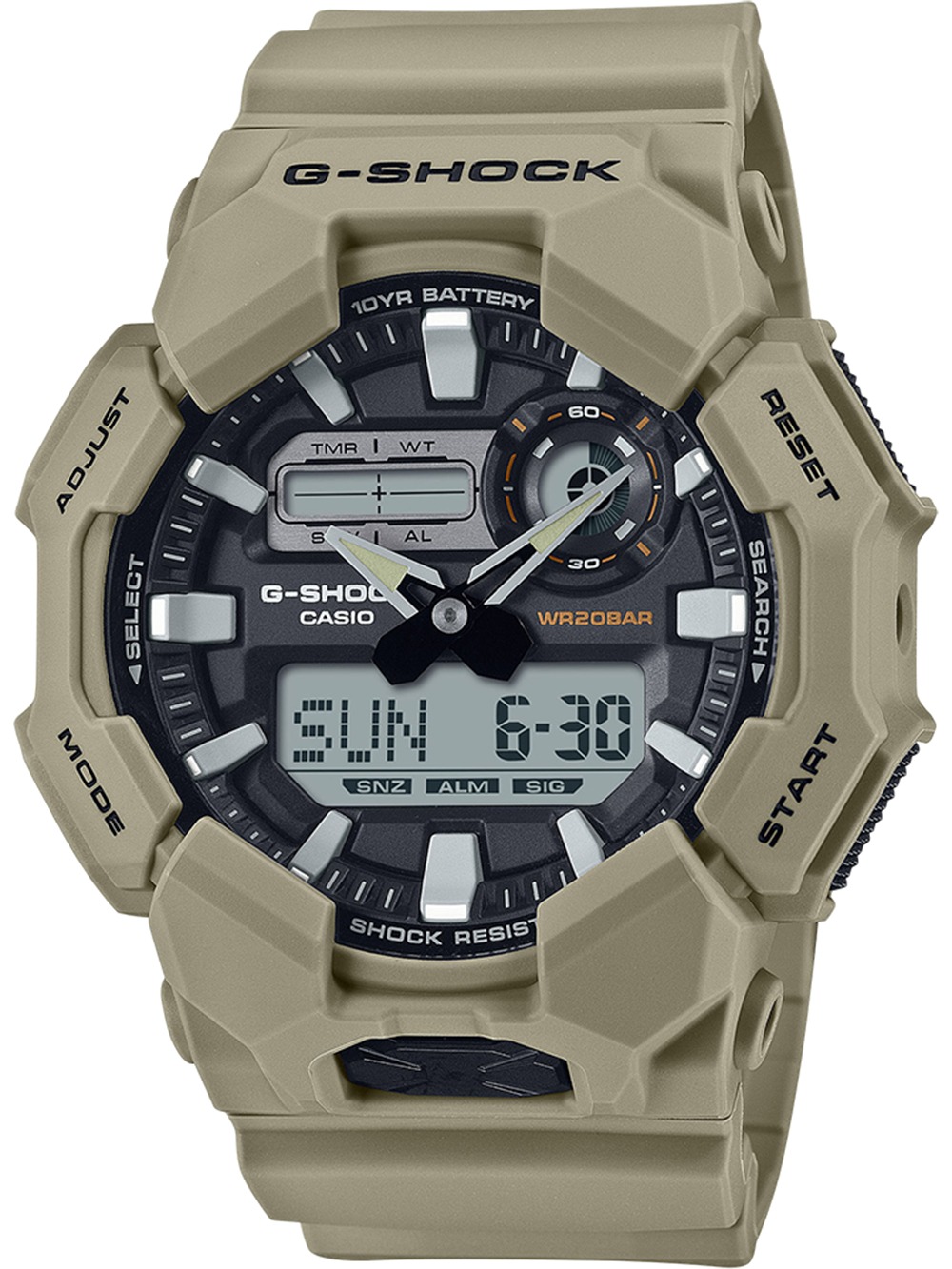 Casio GA-010-5AER   G-Shock Classic 52mm 20ATM