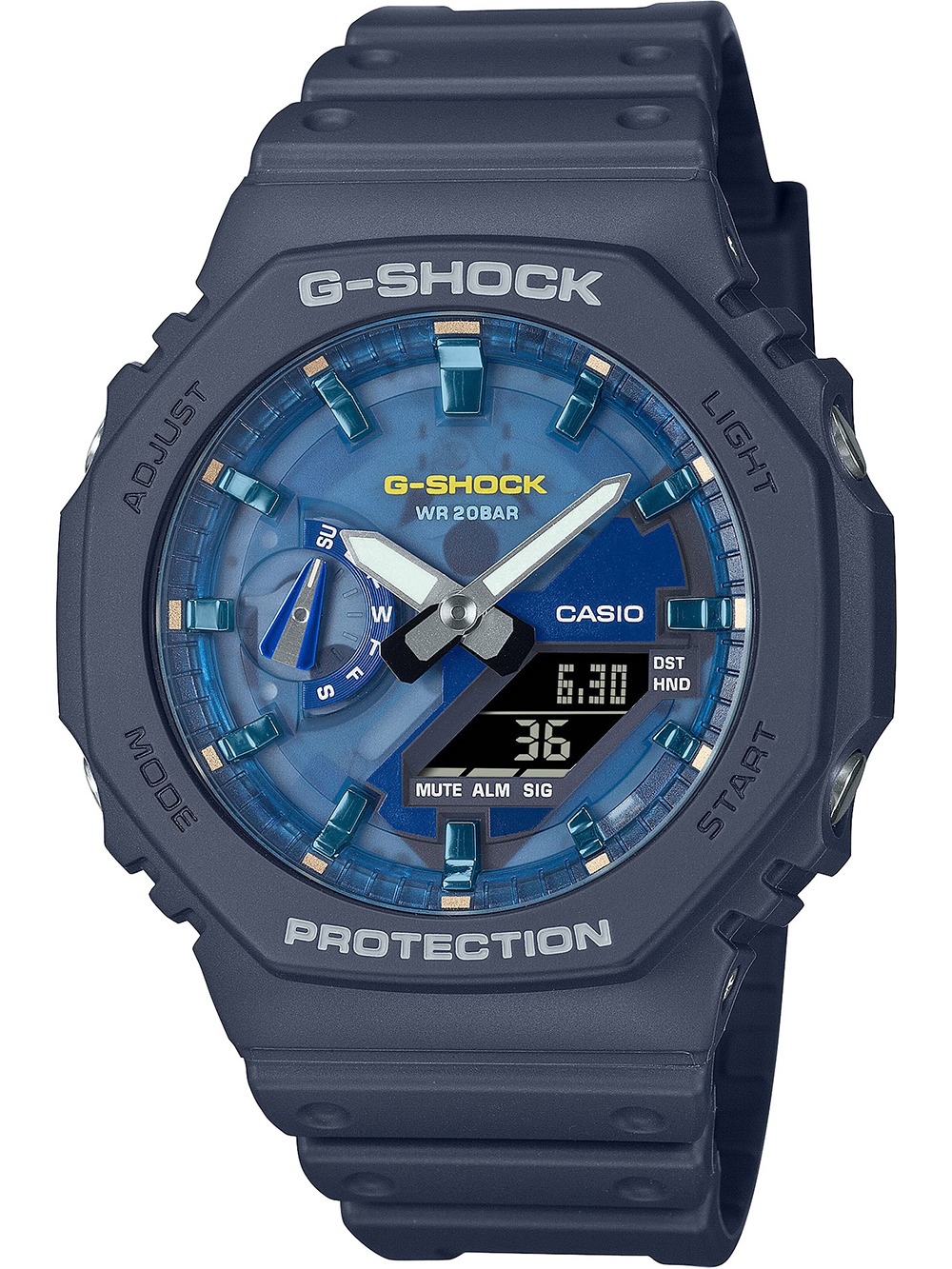 Casio GA-2100AS-2AER   G-Shock Classic 45mm 20ATM