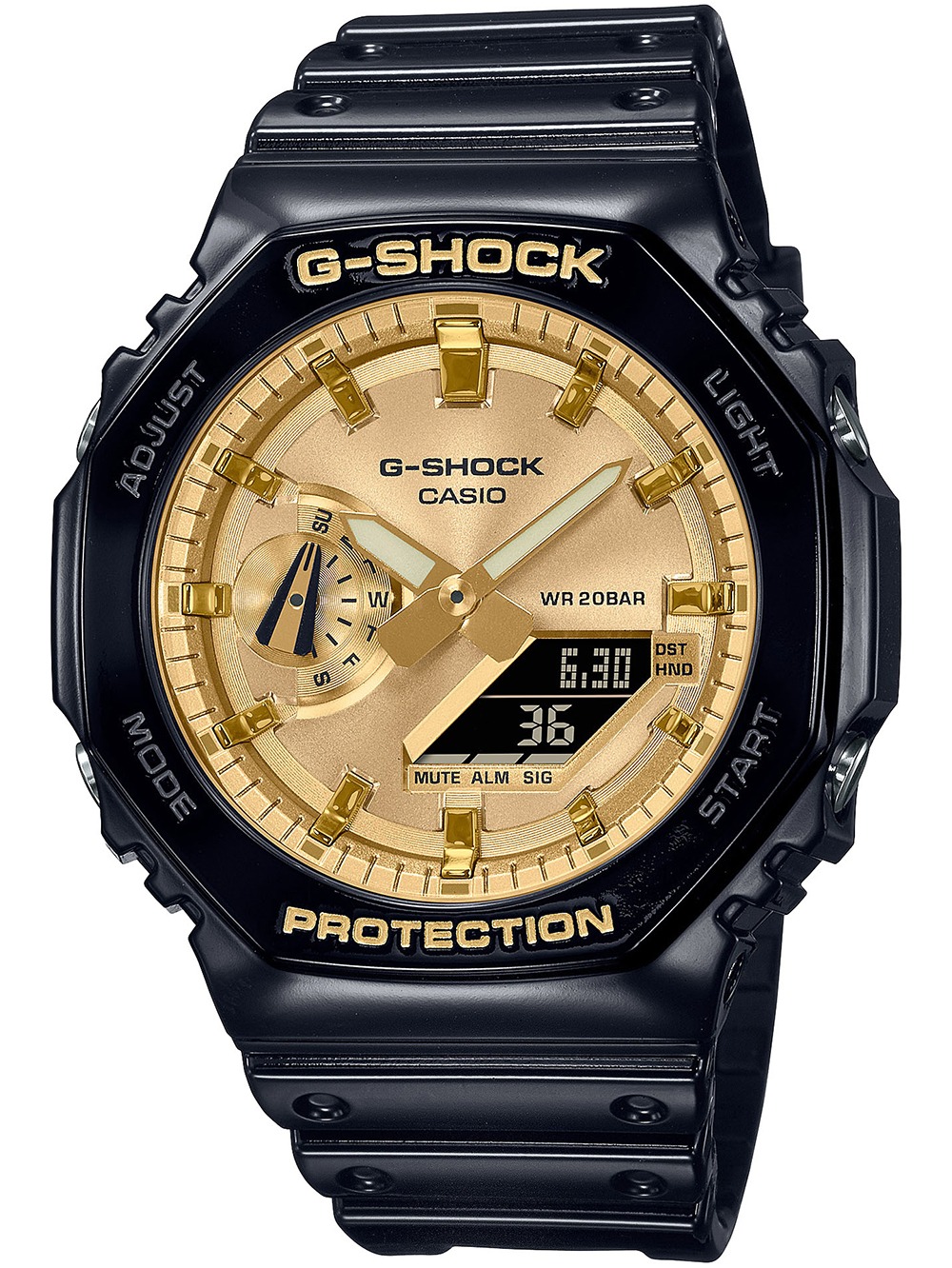Casio GA-2100GB-1AER   G-Shock Classic 45mm 20ATM