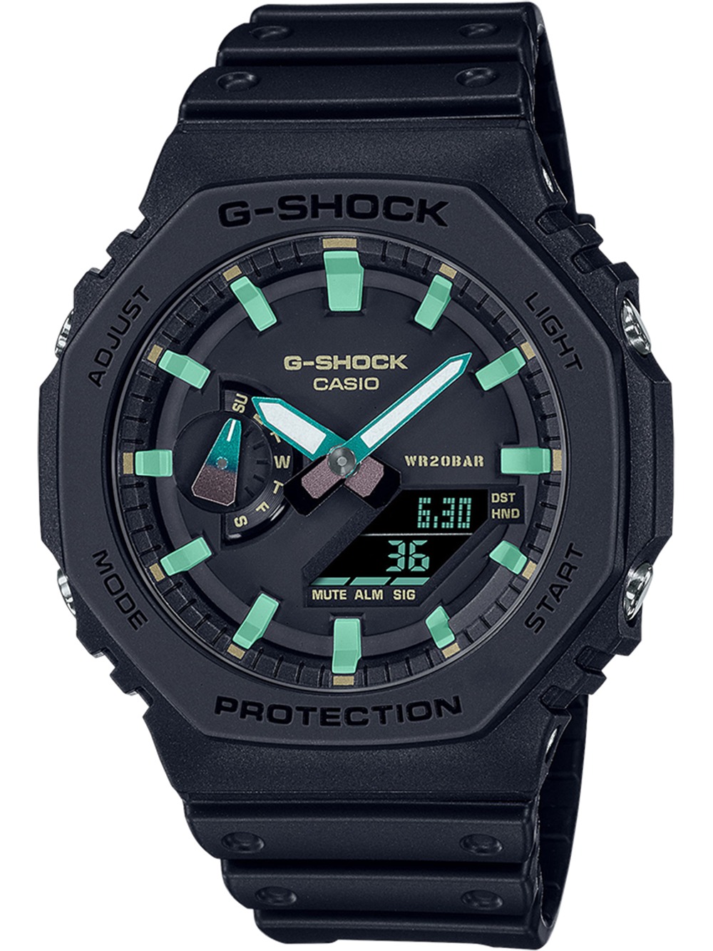 Casio GA-2100RC-1AER   G-Shock Classic 45mm 20ATM