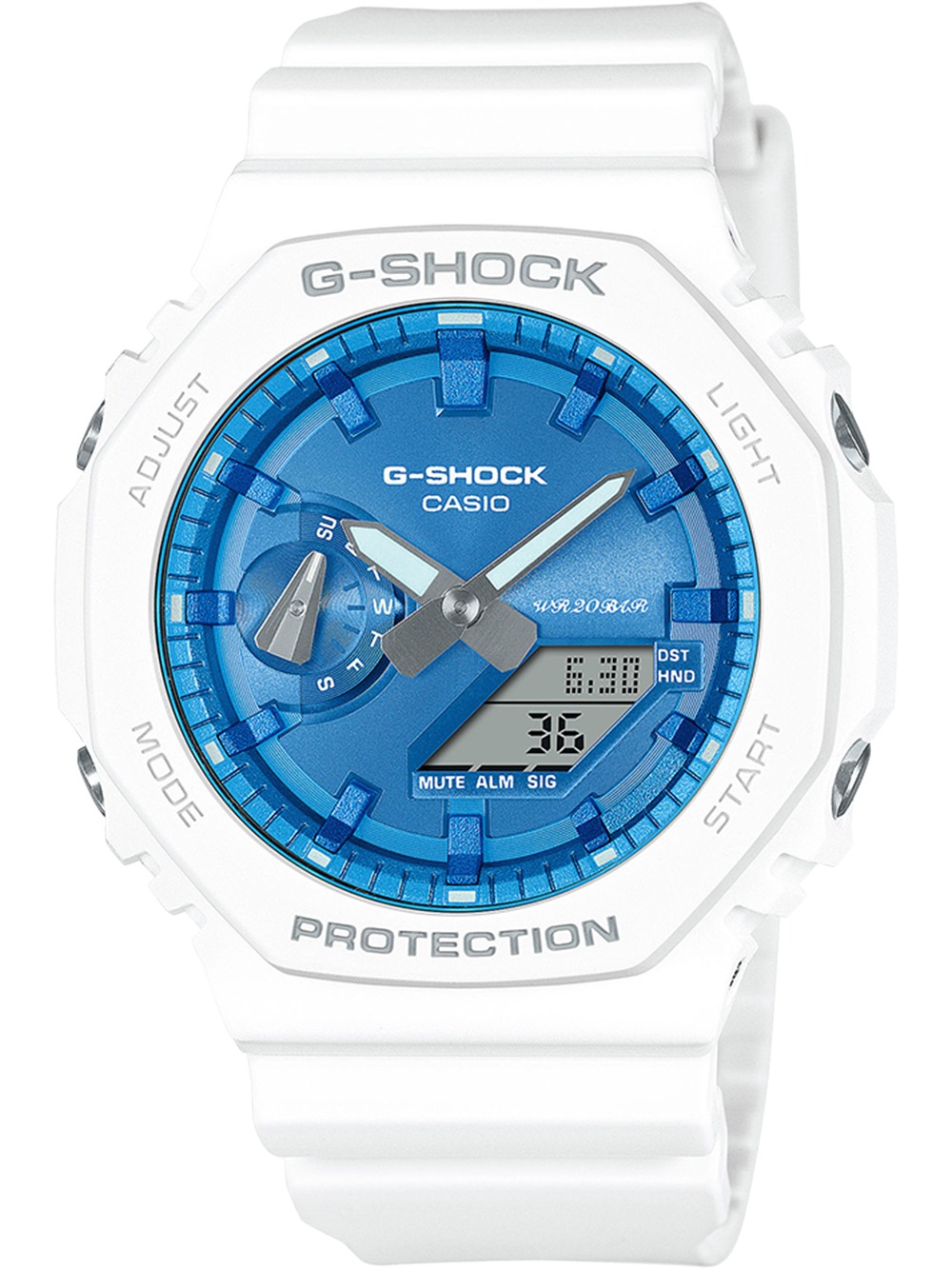 Casio GA-2100WS-7AER   G-Shock Classic 45mm 20ATM
