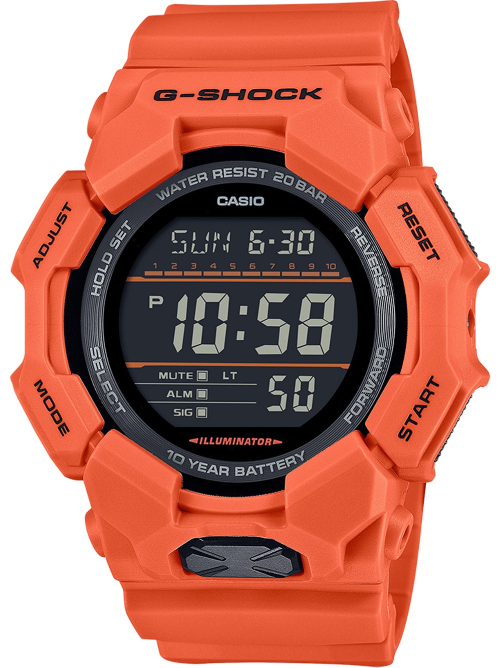 Casio GD-010-4ER   G-Shock Classic 50mm 20ATM