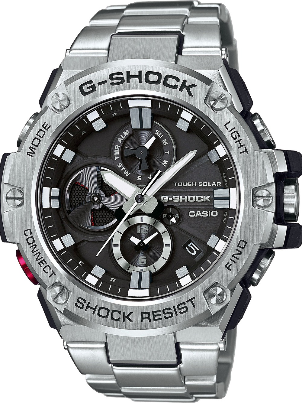 Casio GST-B100D-1AER   G-Steel Solar 53mm 20ATM