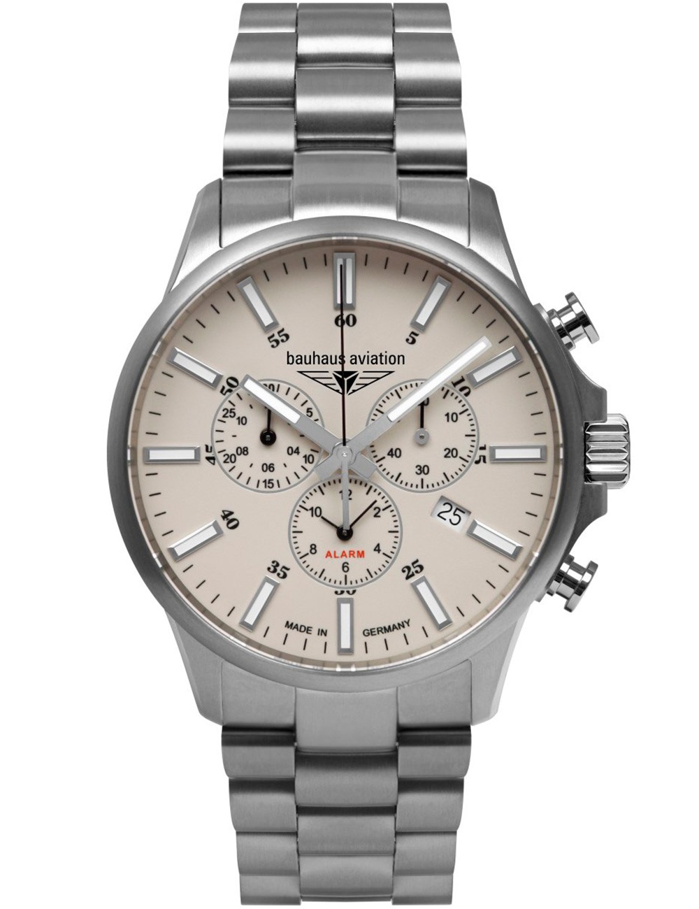 Bauhaus 2880M-5   Aviation Chrono Titanium 42mm