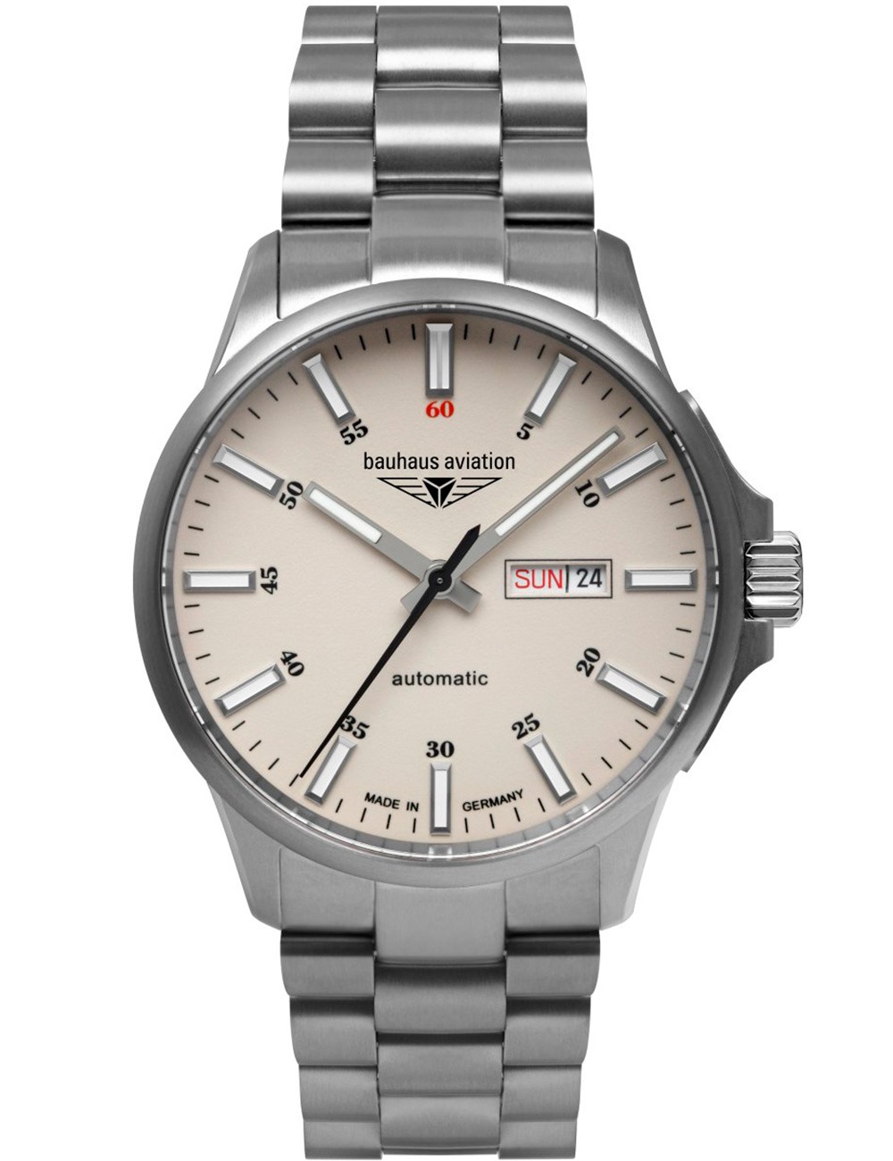 Bauhaus 2866M-5   Aviation Automatic Titanium 42mm