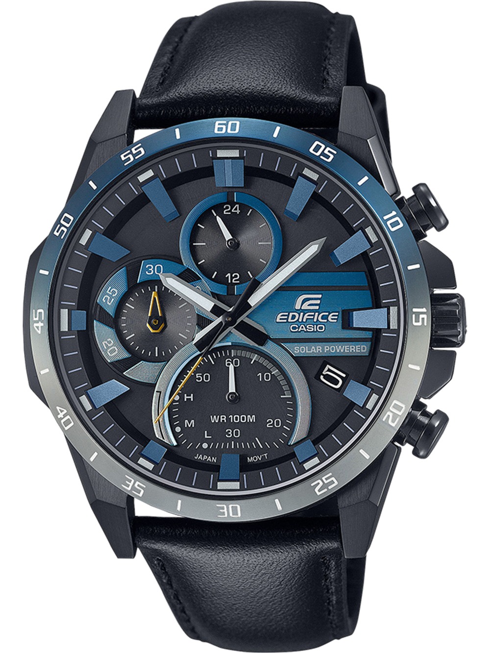 Casio EQS-940NL-1AVUEF   Edifice Nighttime drive Chronograph Solar 50mm