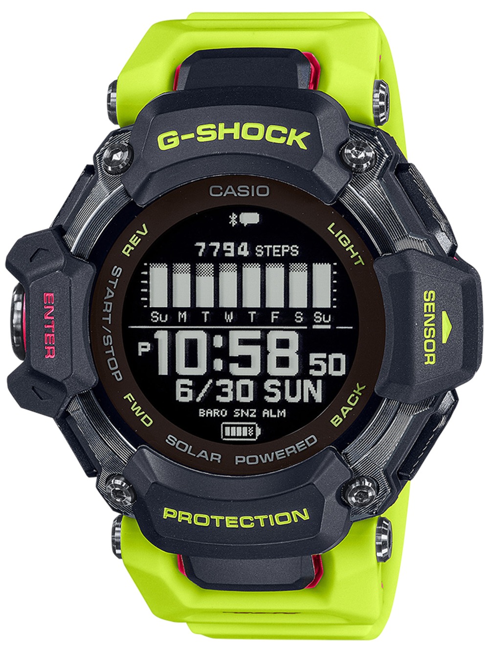 Casio GBD-H2000-1A9ER   G-Shock G-Squad 53mm 20ATM