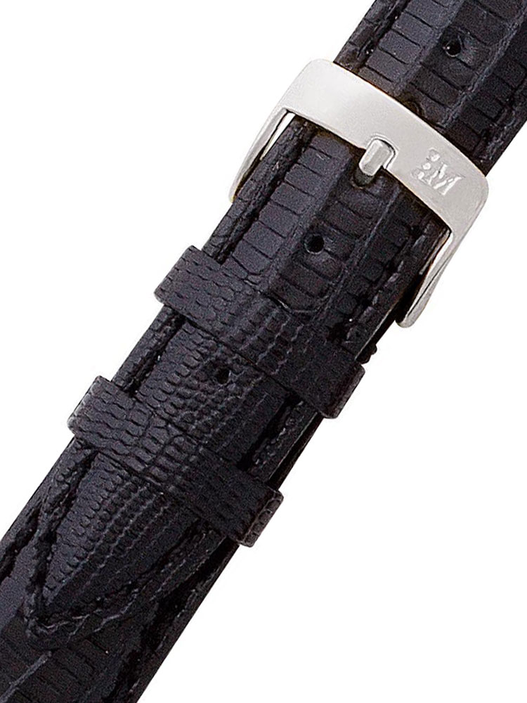 Morellato A01U0856041019CR16 Black Lizard  Strap 16mm