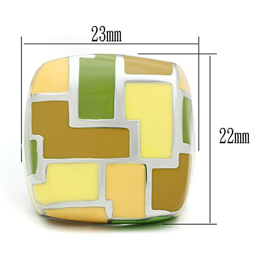Prsteň z chirurgickej ocele 0259 Veľkosť prsteňa: 52 (16,6 mm)