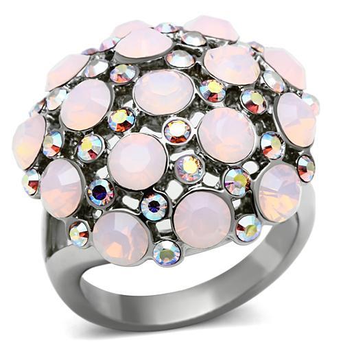 Prsteň z ušľachtilej ocele Pink SR0642 Veľkosť prsteňa: 52 (16,6 mm)