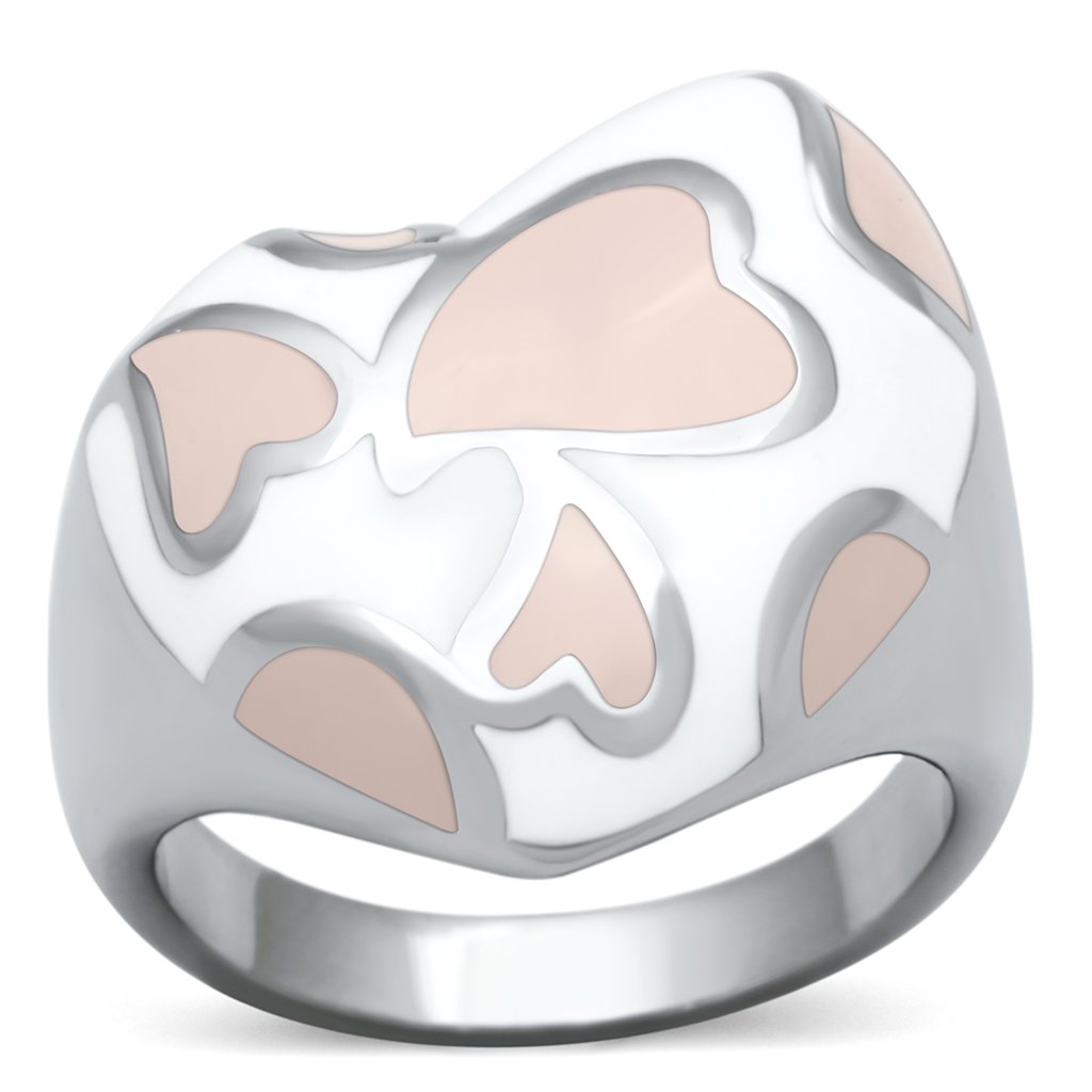 Prsteň z ušľachtilej ocele SR0843 Veľkosť prsteňa: 54 (17,2 mm)