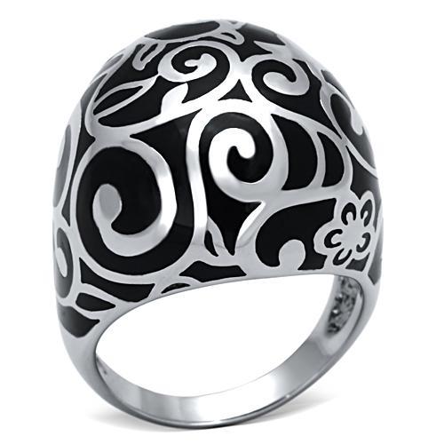 Prsteň z chirurgickej ocele Sr0844 Veľkosť prsteňa: 52 (16,6 mm)