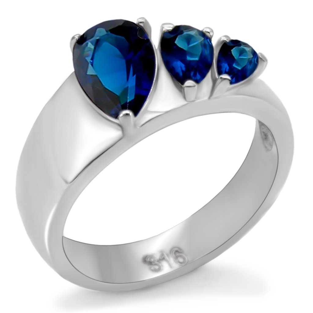 Oceľový prsteň Blue Montana SR0511 Veľkosť prsteňa: 52 (16,6 mm)