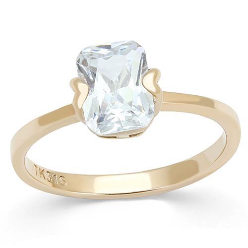 Dámsky prsteň RoseGold z ocele  Sr3179 Veľkosť prsteňa: 52 (16,6 mm)