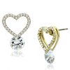 ocelove nausnice zlate ea1045