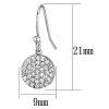 rodium nausnice so zirkonom 3w369 a