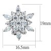 rodium nausnice so zirkonom 3w661 a