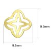 ocelove nausnice zlate ea2949 a