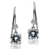 ocelove nausnice so zirkonmi ea2883