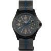 111071 p67 officer pro quarz frontal textile strap grey 3