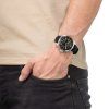 citizen geh use silberfarben ziffernblatt schwarz armband schwarz aw5000 24e