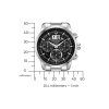 bulova geh use silberfarben ziffernblatt schwarz armband silberfarben 96b319 1