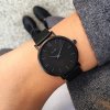 hodinky cluse minuit mesh full black cl30011 3