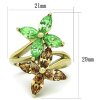 damsky ocelovy prsten zlaty sr1715 a
