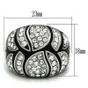 damsky ocelovy prsten s krystalmi sr0517 a