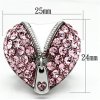 damsky ocelovy prsten s krystalmi sr0652 a