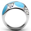 damsky ocelovy prsten s krystalmi sr0687 b