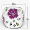 damsky ocelovy prsten s krystalmi sr0830 a