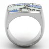 damsky ocelovy prsten s krystalmi sr0832 b