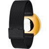 PICTO 43387-1020 Unisex  Black and Gold 40mm