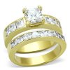ocelovy zlaty prsten so zirkonmi sr61206g
