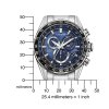 citizen geh use silberfarben ziffernblatt blau armband silberfarben cb5914 89l
