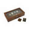 Rothenschild  box RS-3622-12DBR for 12 es brown