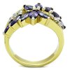 damsky zlaty ocelovy prsten sr1568 b