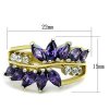 damsky zlaty ocelovy prsten sr1568 a