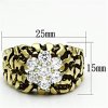 damsky zlaty ocelovy prsten sr0771 a